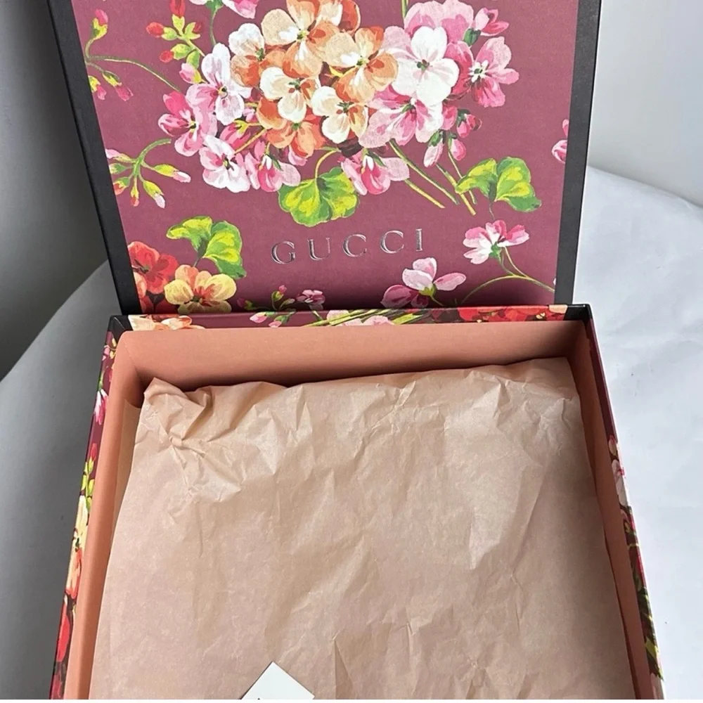 Gucci Pink and Orange Flora Floral Box